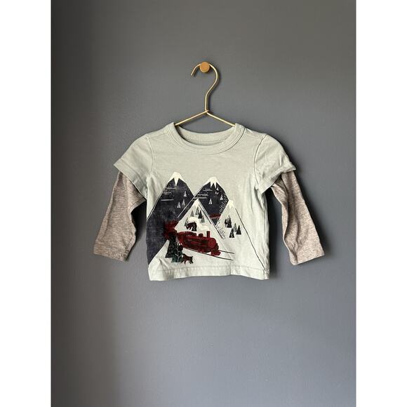 Tea Collection Mountain Train Shirt - Picture 1 of 3